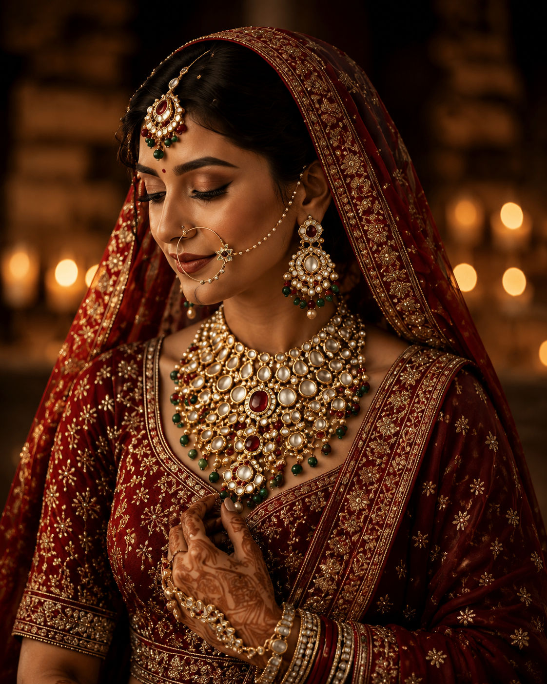 Bridal jewellery collection