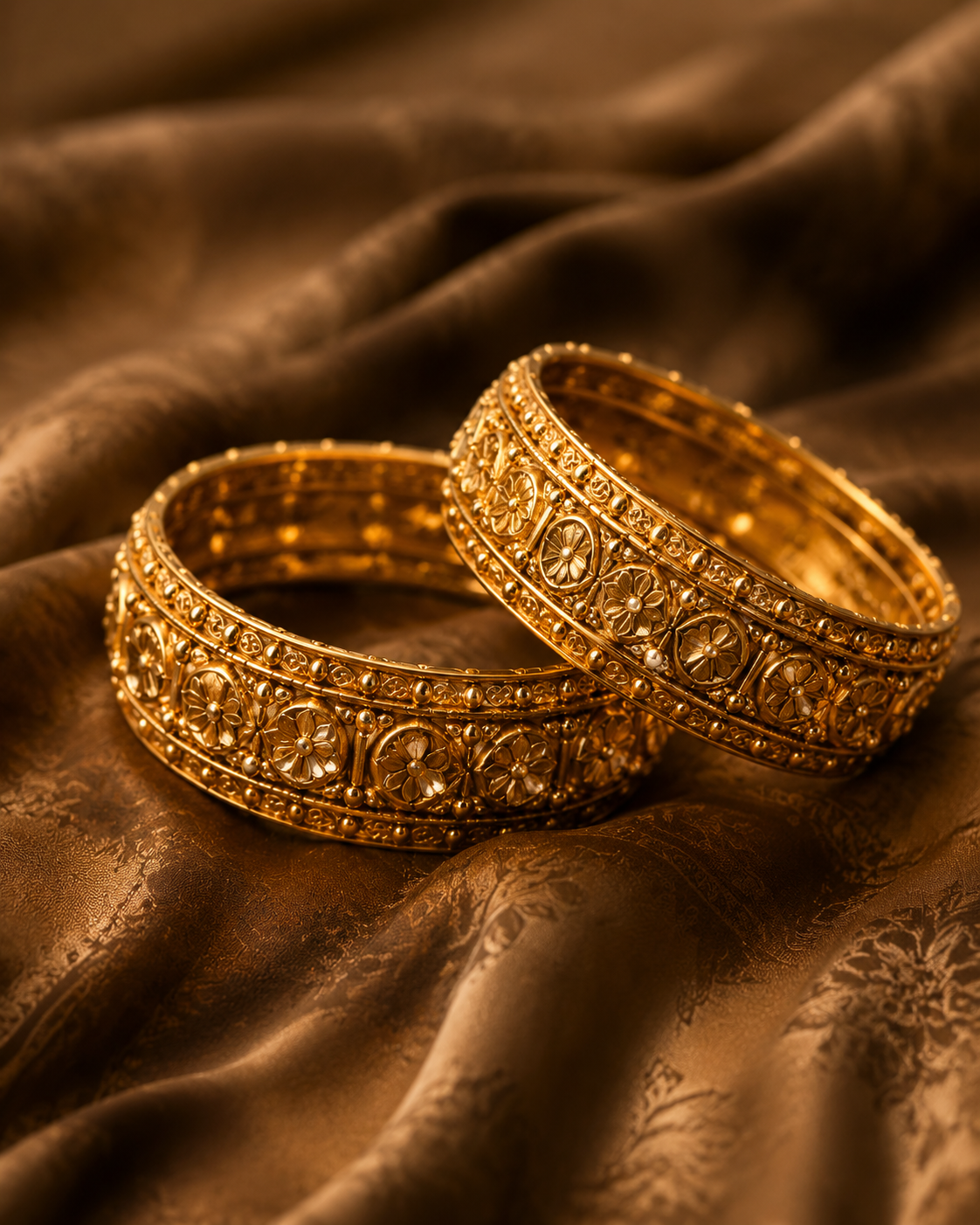 Gold jewellery collection